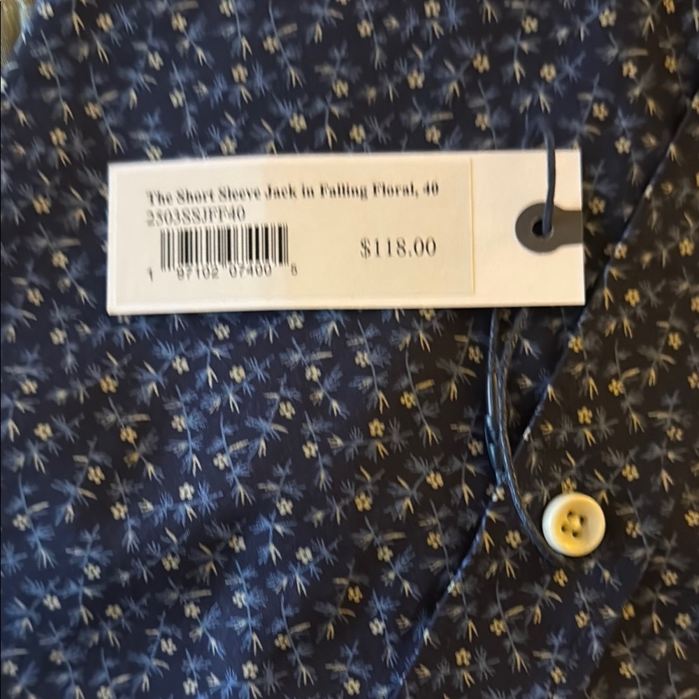 Taylor Stitch Blue Casual Button Down Shirt - Picture 2 of 6